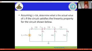 Linearity Property example 2 CKT201 [upl. by Raymonds]