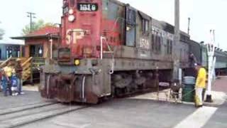 SP 1518 passes wigwags  Illinois Railway Museum [upl. by Hacceber879]