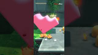 Kirby and The Forgotten Land Gameplay  Kirby Mouthful Stairs Transformation and Action [upl. by Renita35]