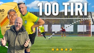 🎯⚽️ 100 TIRI CHALLENGE ENZUCCIO con FRANK GRAMUGLIA  Quanti Goal Segnerà su 100 tiri [upl. by Lenaj]