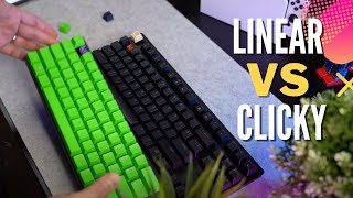 💥 Razer Showdown Linear vs Clicky Optical Switches Mechanical Keyboard Battle [upl. by Marika57]