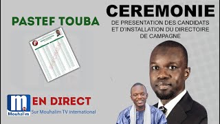 🛑 DIRECT  Cérémonie de présentation des candidats et installation du directoire de campagne [upl. by Trainer916]