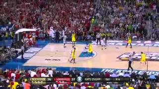 Montrezl Harrell Alley Oop Dunk vs Michigan [upl. by Wachtel144]