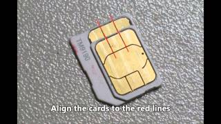 How to cut a micro SIM to nano [upl. by Nitsud16]