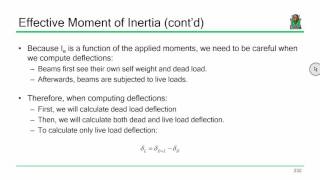 CE 413 Lecture 23 Serviceability of RC Beams 20160328 [upl. by Yentirb]