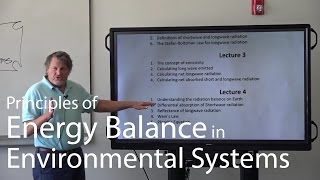 Principles of Energy Balance in Environmental SystemsLectrue Series Introduction [upl. by Enotna]