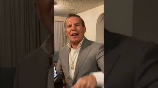 Julio cesar chavez andaba bien enojado con Robert garcia shorta [upl. by Newnorb369]