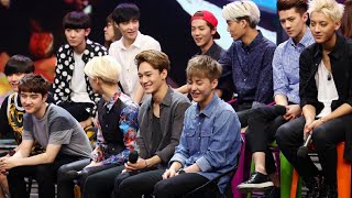 快乐大本营 Happy Camp EXO 11人绝版同台EXO 11 Members Rare On Stage Appearance【湖南卫视官方版1080P】 20141025 [upl. by Brannon]