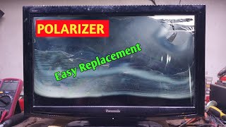 How About Lcd Tv Polarizer Replacement  THL24C28X Panasonic Tv Restoration  SLE electronic [upl. by Daph502]