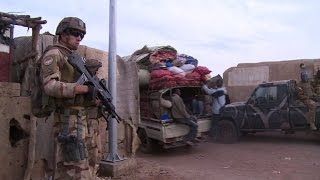 French army battling hidden enemy in northern Mali [upl. by Nenney]