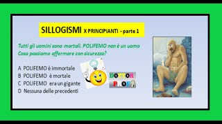 💡11 QUIZ di LOGICA SILLOGISMI X PRINCIPIANTI  concorsi  test dingresso università [upl. by Nilad]