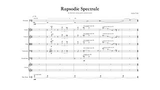 Rapsodie Spectrale ENCORE HSC Extension Composition  Archie Tulk [upl. by Seidel306]