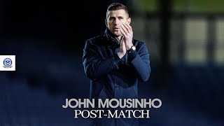 John Mousinho postmatch  Pompey 25 AFC Wimbledon [upl. by Azeret]