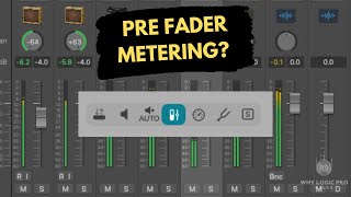 How Pre Fader Metering ACTUALLY Works in Logic Pro [upl. by Siladnerb460]