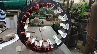 750 kva altinetor exciter stator winding [upl. by Anailuy258]