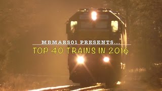 45 Hitlist Top 40 Trains in 2016 ©mbmars01 [upl. by Yelyr]