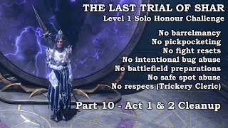 Last Trial of Shar  Level 1 Solo Honour  Part 10 Stream [upl. by Katharyn]