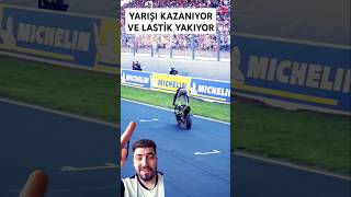 YARIŞI KAZANIYOR VE LASTİK YAKIYOR [upl. by Amak]