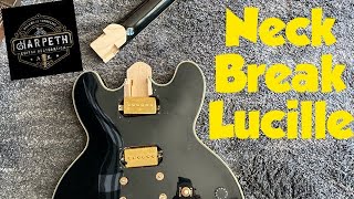 Guitar Restoration  Lucille Neck Break [upl. by Akciret]