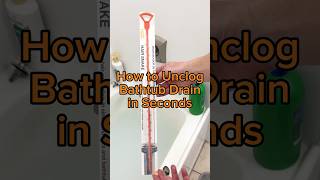 How to Unclog a Bathtub Drain [upl. by Giliane308]