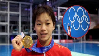 today 2024 Quan Hongchan’s Stunning Victory Women’s 10m Platform Diving Gold Medal [upl. by Ahsikym]