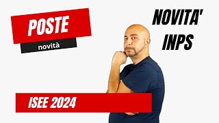 NOVITA INPS E POSTE ➡️ ISEE 2024 ⚠️ [upl. by Norean]