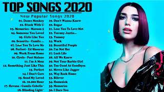 Top Hits 2020 Top 50 Pop Song Playlist 2020 Best English Music Collection 2020 [upl. by Naashar]