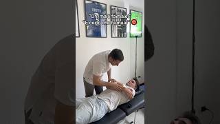 Sblocco dorsale per Giordano 🧑🏻‍⚕️ osteopata osteopatia thrust asmr [upl. by Gridley509]