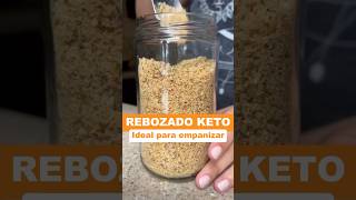 REBOZADO KETO ✨ Ideal para empanizar pollo pescado e incluso vegetales 🥑 ketones [upl. by Gabriellia73]