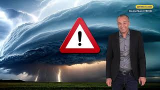 7TageWetter Superzellengefahr Explosive Unwetterlage droht [upl. by Atinal]