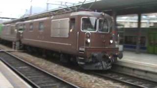 BLS cargo train passing through Spiez 2008 [upl. by Eiveneg665]