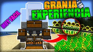 COMO HACER una GRANJA de EXPERIENCIA MUY FACIL en MINECRAFT 118 [upl. by Plumbo650]