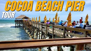 Cocoa Beach Pier Walking Tour Cocoa Beach Florida USA [upl. by Eneirda50]