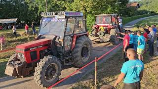 Zetor 7745 vs Zetor 6945 traktorijada Laktaši 2023 [upl. by Berlinda]