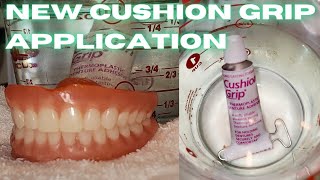 📢 🚨NEW CUSHION GRIP APPLICATION 🙂 dentures viralvideo fyp trending ytvideo subscribe [upl. by Aralc444]