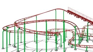 Vekoma Roller Skater 335m model NoLimits 2 [upl. by Llerehs]