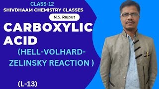 Carboxylicacid L13HellVolhardZelinsky reaction हैलवोलार्डजेलिंस्की अभिक्रिया [upl. by Sad]