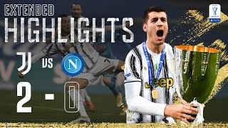 Juventus 20 Napoli  CR7 amp Morata Goals Secure 9th Supercup Win  EXTENDED Highlights [upl. by Nodababus]