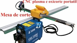 PANTOGRAFO CNC PORTATIL CORTE CON PLASMA Y OXICORTE [upl. by Kreegar605]