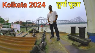 Kolkata city tour amp Durga Puja pandal 2024💯 [upl. by Suired678]