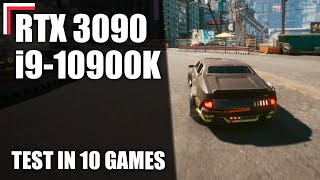 Intel i9 10900K  RTX 3090 — Test in 10 Games 1080p 1440p 4K [upl. by Mihar94]