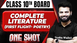 FIRST FLIGHT POETRY in 1 Shot FULL CHAPTERS COVERAGE TheoryPYQs  Class 10th Boards [upl. by Ahsas571]