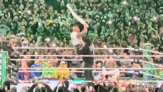 Undertaker returns and destroys The Rock  WWE Wrestlemania 40 [upl. by Seidel]