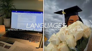 POLIGLOTA 🎓 Aprende idiomas mientras duermes de manera inmediata  escribir leer y pronunciar bien [upl. by Namruht]