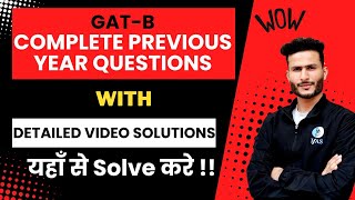 GATB Complete Previous Year Questions Solutions  GATB Previous Year Questions  GATB Exam [upl. by Akemet]