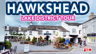 HAWKSHEAD Ambleside  Full tour of this beautiful Lake District village in Cumbria UK [upl. by Genisia923]