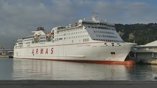 Naviera Armas ferry Volcan de Tinamar [upl. by Ettenuj149]