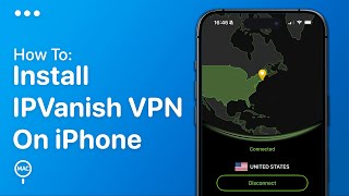 How To Install IPVanish VPN On iPhone  Easy Guide [upl. by Relly100]