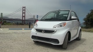 2013 Smart Fortwo Electric Drive First Drive Review [upl. by Gillespie]