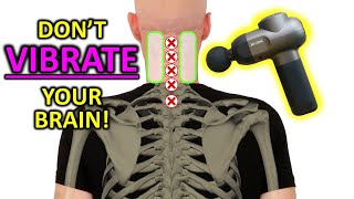 How To Use A Massage Gun On Your Neck… SAFELY [upl. by Reggis701]